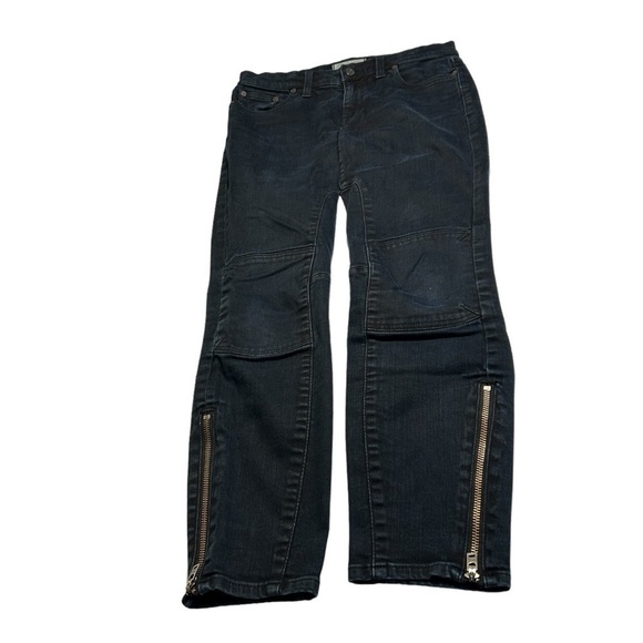 Madewell Skinny Skinny Zipper Ankle Jeans Sz 27 - Picture 3 of 14